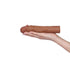 Pleasure X-Tender Penis Sleeve Brown 2 Inch